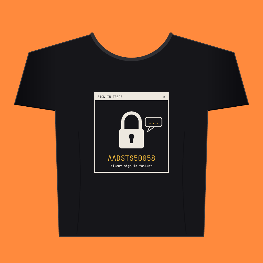 Silent Sign-In Failure Tee